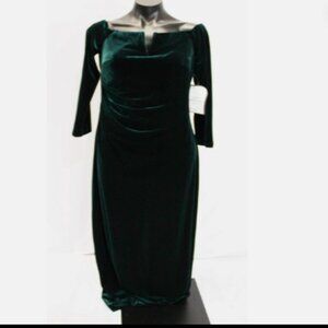 X by XSCAPE Women's Velvet Off-The-Shoulder Gown Size 8P